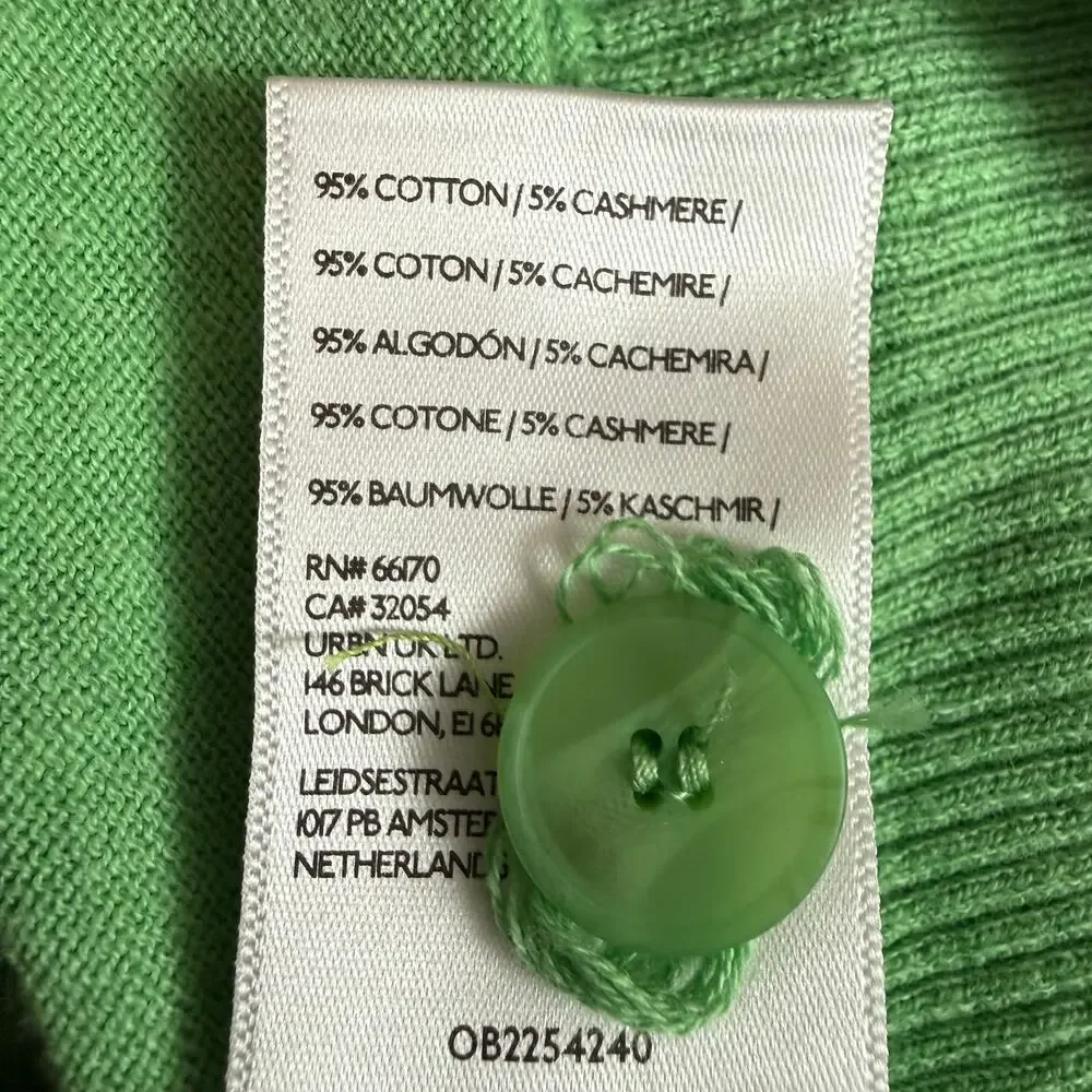 Anthropologie Maeve NEW Short -Sleeve Crew-Neck Cardigan Sweater Size XS - Picture 7 of 10